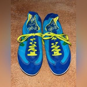 Merrell Equinox Sneakers Blue Yellow Womens Size 8.5 Athletic Shoes